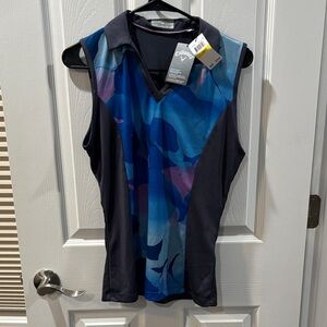 Callaway Multicolor Sleeveless Golf Top